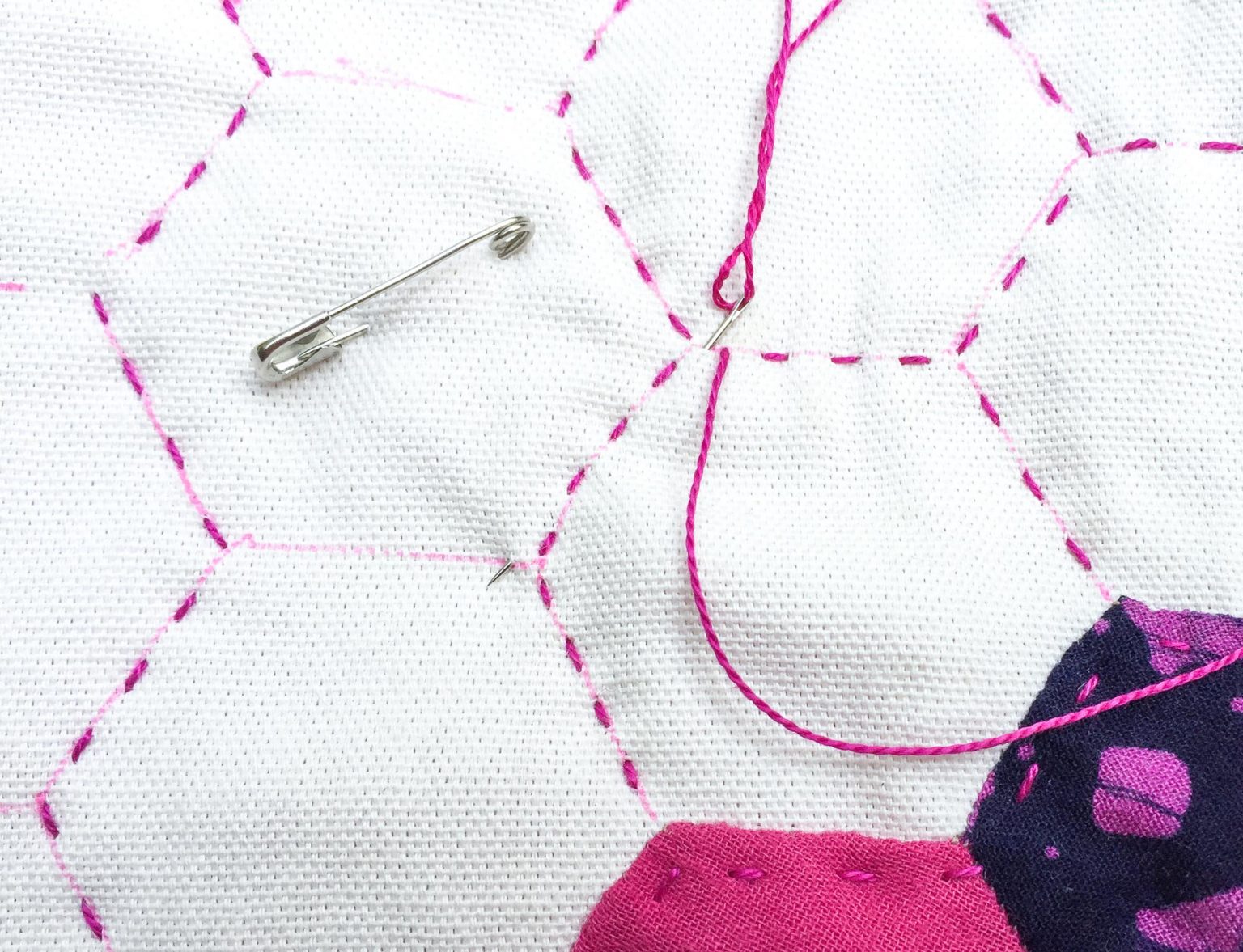 Hand Quilting HQ How to Hand Quilt Stitching The Journey