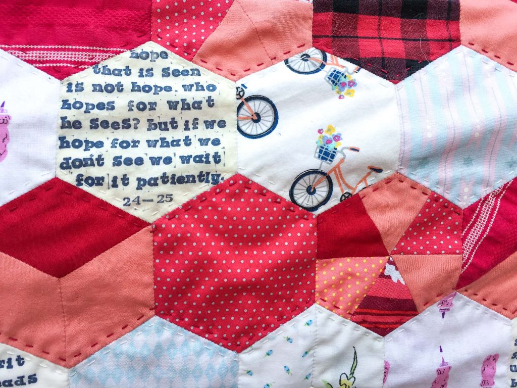 Land That I Love: A Free Hexagon Quilt Pattern - Stitching The Journey