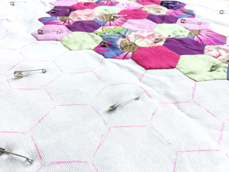 Land That I Love: A Free Hexagon Quilt Pattern - Stitching The Journey