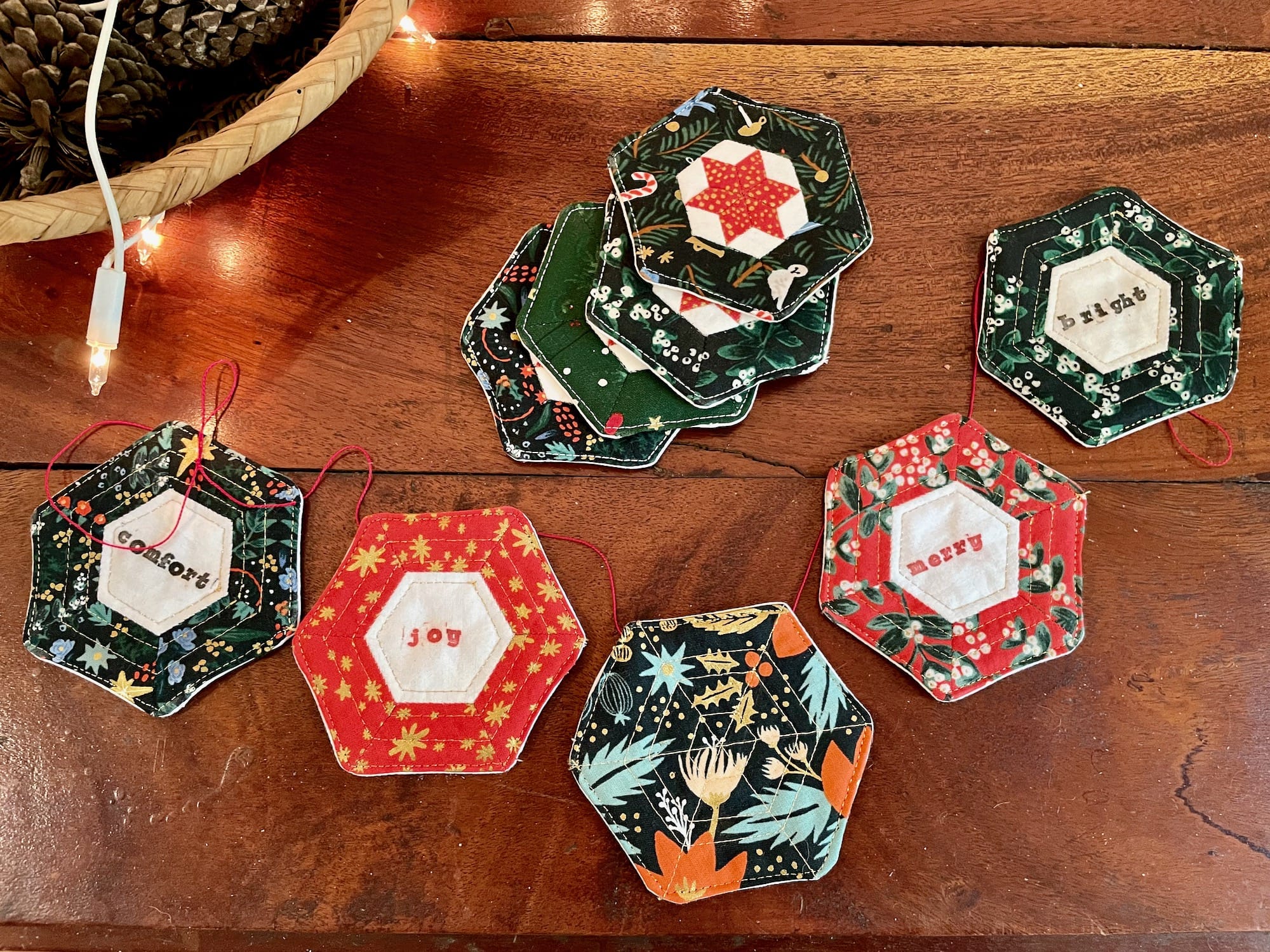 Quilted Hexagon Coaster A Free Pattern Stitching The Journey