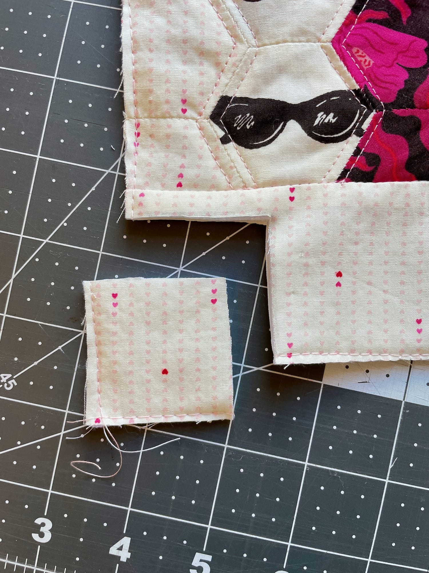 FREE PDF Machine Sewing Pattern - Modern Boro Zipper Pouch — kzstevens